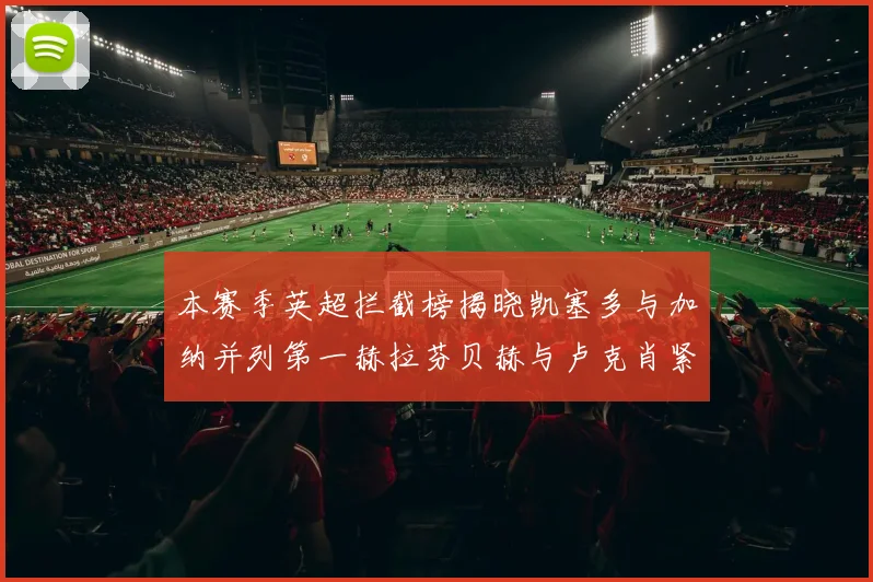 本赛季英超拦截榜揭晓凯塞多与加纳并列第一赫拉芬贝赫与卢克肖紧随其后